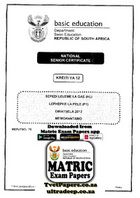 NSC 2012 Sepedi HL P1 Nov 2012 Memo.pdf